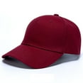 thumbnail image 2 of Splice Hat Adjustable Washed Hole Casual Unisex Denim Cap Baseball Visors, 2 of 4