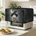 thumbnail image 4 of FOR U DESIGNS Ghost Jack-o'-lantern Spider Web Pattern Microwave Oven Dust Cover Stain Resistant Lid for Air Fryer Toaster Oven Kitchen Appliance Covers Halloween Decor, 18.25 x 14.5 x 11 inch-S, 4 of 8