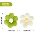 thumbnail image 7 of QKURT Round Puffy Cute Bedroom Aesthetic Accent Comfy Throw Squishy Plush Cushion Decor, 16in Flower Pillows, 2 Pack, 7 of 7