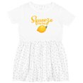 thumbnail image 3 of Inktastic Lemon Squeeze the Day Girls Toddler Dress, 3 of 5