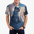 thumbnail image 1 of Fotbe Cloud Wolf Camiseta Polo de Golf para Hombre con Estampado – Camisa Deportiva Transpirable con Cuello Abotonado-XX-Large, 1 of 6