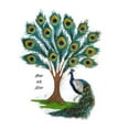 thumbnail image 2 of Nature Weaved in Threads, Birds Kingdom [ Peacock Tree] [Custom and Unique] Embroidered Iron on/Sew Patch [9.1"6.9"], 2 of 3