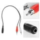 thumbnail image 2 of BRIGHTFUFU 3 uds Mini Jack estéreo hembra a 2 adaptador de enchufe RCA macho Cable Y de 3,5mm conector de 6 pulgadas para Audio estéreo, 2 of 7