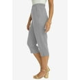 thumbnail image 3 of Jessica London Women's Plus Size Soft Ease Capri, 3 of 6