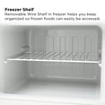 thumbnail image 3 of TCL 4.5 Cu. ft. Two Door Compact Mini Fridge With Freezer –  Black Stainless Look, Energy Star, MR453Z, 3 of 10