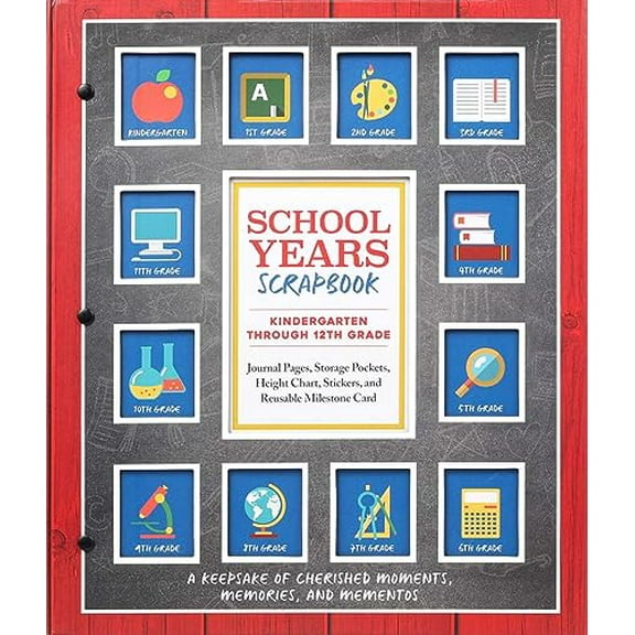 Pre-Owned School Years Scrapbook, 9781667200545, 1667200542, Hardcover,