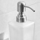 thumbnail image 2 of Exclusivo Dispensador de Jabón de Acero Inoxidable - Baño Soporte de Vidrio para Baño Jabonera Dispensador de Inodoro (Acero Inoxidable (Cepillado)) ER, 2 of 4