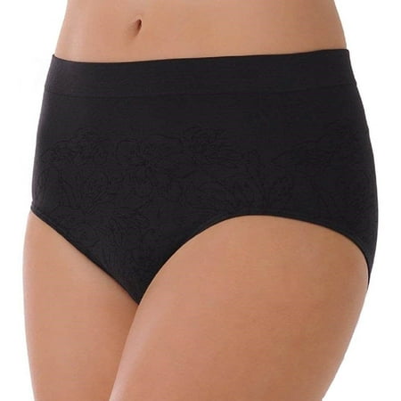 

Rhonda Shear Model 9566 Seamless Floral Jacquard Brief