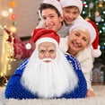 thumbnail image 6 of Breathable Santa Claus Mask for Halloween & Christmas - Stretchable Latex Funny Costume Mask with Eyeholes for Adults, Parties & Festive Role Play, 6 of 6