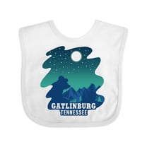 Inktastic Smoky Mountains Gatlinburg Tennessee with Bear Boys or Girls Baby Bib