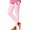 Pink-4, variant on Cancer Leggings for Women Elastic High Waist Pink Ribbon Slim Fit Tights Pants Workout Yoga Pants