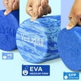 thumbnail image 2 of Yes4All 18inch Exercise Foam Roller EVA Ocean Marbled, 2 of 7