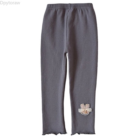 Dpytoraw Girls Leggings For Everyday Wear Soft Stretchy Casual Pants For Toddler Kids Age 2 10 Years Comfortable Breathable Thin Long Pants For Spring And Fall Season Girls Leggings Size 7-8 Years
