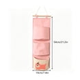 thumbnail image 3 of Hanging Pocket Organizer, Wall Mount Storage Bag, Foldable Door Caddy, Durable Tear Proof Fabric and Sturdy Hanging Rope for Dorm Rooms, Bathroom Walls, and Bedroom Closets., 3 of 7