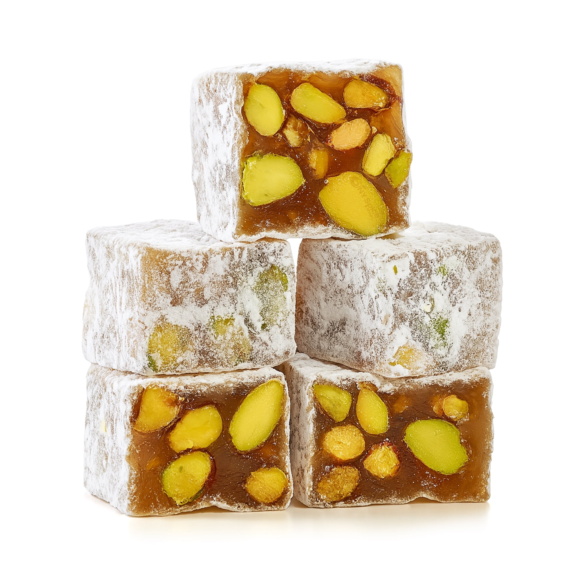 NY SPICE SHOP Turkish Delight Pistachio - 3 Pack - Lokum - Rahat Lokum - Loukoum