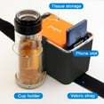 thumbnail image 5 of Car Armrest Storage Box Water Cup Holder 6.8x4.5x4.5" PU Leather Car Seat Organizer, 5 of 7