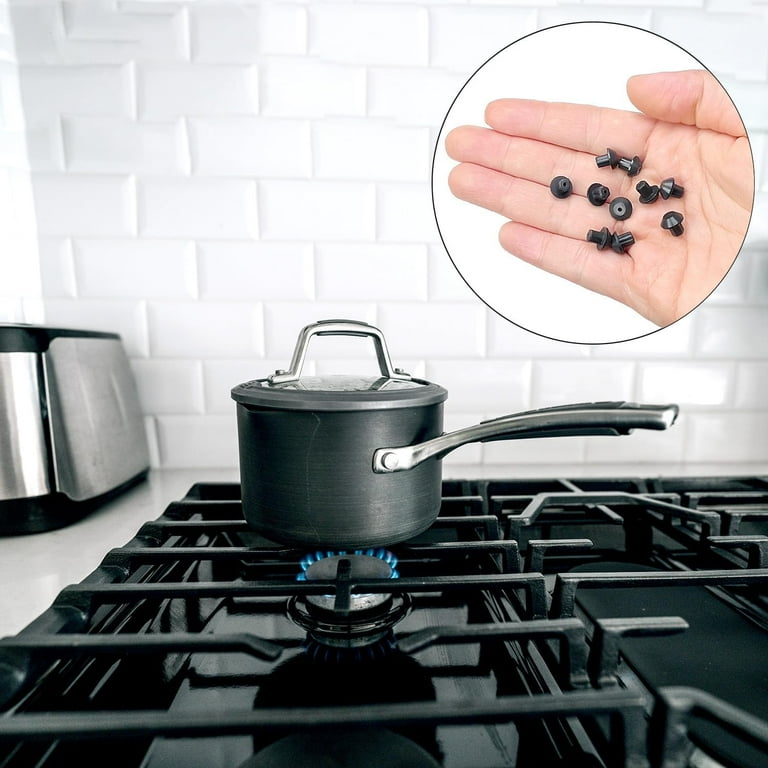 20 Pcs Stove Grate Rubber Feet Replacement for GE Hotpoint Kenmore