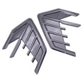 thumbnail image 1 of Miulika 2x Car Side Air Flow Fenders Sticker 3D Stickers Auto External Accessories Fit Carbon fiber pattern, 1 of 5