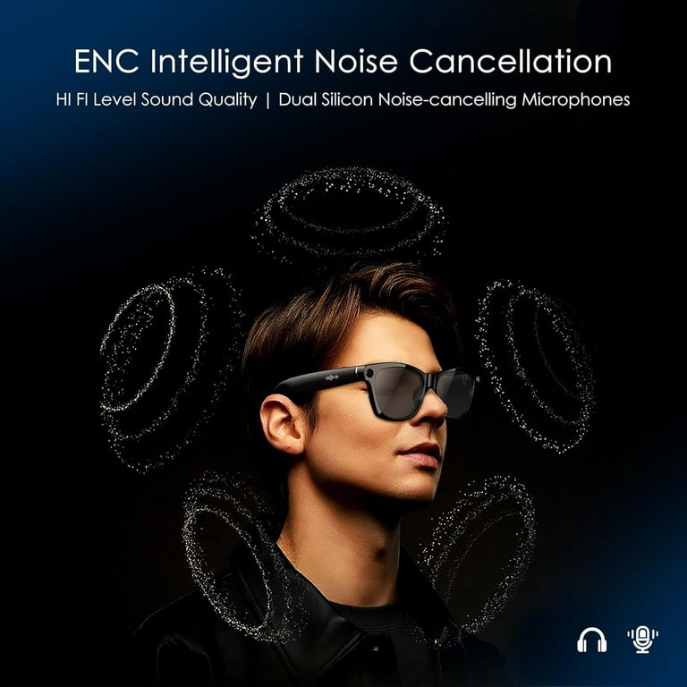 Blackview BV100 サングラス ブラック Blackview BV100 サングラス ブラック Blackview, AI Smart Glasses