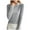 Grey, variant on Wdgfv Ladies' Warm Cable Knit Turtleneck Pullover Sweater Elegant Ladies Lapel Knitted Pullover Sweater with Slim Fit Long Sleeve and Bottoming Shirt Design