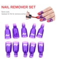 thumbnail image 5 of Clips de tapa de remojo de arte de uñas Ndcxsfigh, herramientas de envoltura para removedor de esmalte de Gel, 10 Uds., 5 of 5