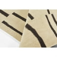 thumbnail image 2 of Momeni Simba Hand Tufted Wool Geometric Ivory Area Rug 2'6" X 8' Runner, 2 of 3