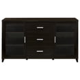 thumbnail image 4 of Lewes 2-door Engineered Wood 60-inch TV Stand Cappuccino, 4 of 10