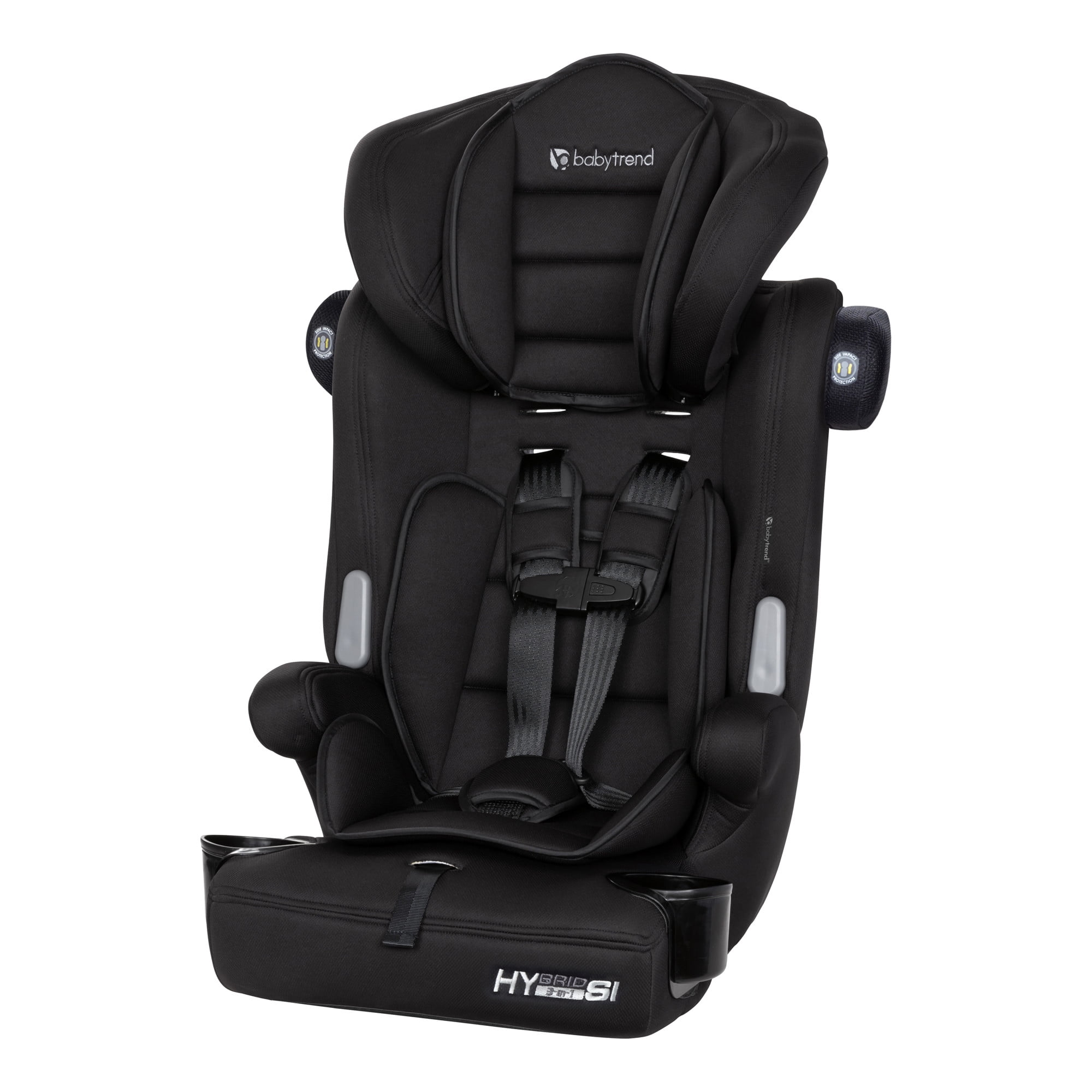 Baby Trend Hybrid Si 3-in-1 Booster Car Seat with Side Impact Protection, Hoboken Black