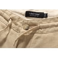 thumbnail image 3 of Colen Cosmo Mens Linen Pants Drawstring Cotton Casual Pants for Men, 3 of 8
