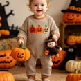 thumbnail image 7 of 3-6 Months Preemie Halloween Baby Fall/Winter Long Sleeved Dress Boys And Girls Baby Romper Pajamas Crawling Clothes, 7 of 7