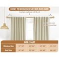 thumbnail image 6 of Curtain Rod 48 to 84 Inch,  Heavy Duty Curtain Rods for Windows, Telescoping Single Drapery Rod with Netted Texture Finials, Antique Gold, 6 of 6
