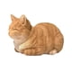 thumbnail image 4 of Figura de gato durmiendo, estatua decorativa, adorno para césped, estatua de animal de resina. Naranja, 4 of 9