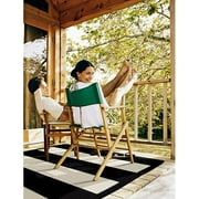 Bazaar Indoor/Outdoor Braided Rug, Black