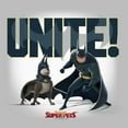 thumbnail image 2 of Men's DC League of Super-Pets Batman and Ace Unite  Graphic Tee Silver Medium, 2 of 4