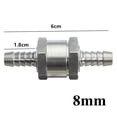 thumbnail image 1 of Non Return Valve Single Way Inline 6/8/10/12mm Fuel Air Water Pipe Tube Hose, 1 of 8