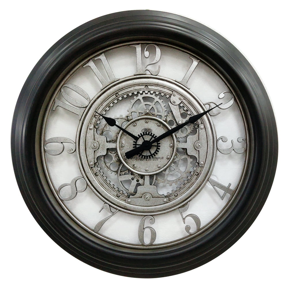 Mainstays Gear Wall Clock, 28"