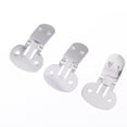 thumbnail image 4 of 20 Pieces Stainless Steel Flat Blank Shoe Clips s Findings Big, 4 of 8