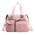 thumbnail image 1 of bolso de hombro bolso de nylon bolso de viaje de gran capacidad de mano, 1 pieza-rosa oso de fresa Electrónica, 1 of 5
