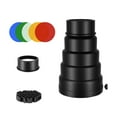 thumbnail image 1 of MERIGLARE Conical Optical Snoot Kit Easy to Install Portable Attachment Honeycomb Grid D, 1 of 9