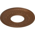 thumbnail image 3 of 29 3/8"OD x 11 5/8"ID x 1 1/8"P Anthony Ceiling Medallion (Fits Canopies up to 11 5/8"), Hand-Painted Polished Copper, 3 of 6