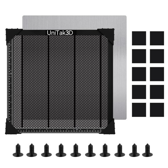 Cama láser Honeycomb Unitak3D de 400 x 400 mm para XTool D1/D1 Pro/S9/S10/S30 Pro/Ray5