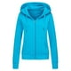 thumbnail image 1 of Stedman - Sudadera active con cremallera y capucha para mujer (Azul Hawaii), 1 of 2