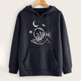 thumbnail image 4 of Sudadera con estampado de cambio de cuello redondo de manga larga suelta divertida vintage para mujer Fridja ghj987+4366, 4 of 7