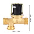 thumbnail image 1 of Válvula Solenoide Eléctrica de Latón 1/2, Válvula de Entrada de Agua NormalMe Cerrada NC, Resistente y Fácil de Instalar, Material de Latón de, Párrafo 0-55 Grados, 1 of 7