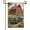 A, variant on XaaKee Small Garden Flags, Painted Style Dark Truck Spring Garden Flag, Double-Sided High-Quality White Linen Garden Flags, Porch Decoration, 12x18 Inch