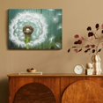 thumbnail image 4 of Fenyluxe Canvas Prints Dandelion Wall Art Decor for Bathroom Ready To Hang Room Home Art Decor 16x12in, 4 of 6