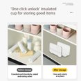 thumbnail image 5 of Stackable Mug Organizer, Clear Plastic Desktop Cup Holder with Dust-Proof Multi-Layer Design, 20x10.4x10cm Household Insulation Cup Storage Shelf for Kitchen Cabinet, 5 of 8