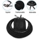 thumbnail image 3 of Sombrero de princesa para perro, ala redonda, gorra de béisbol para mascota, gorra porosa de malla para perro, color negro, 3 of 5