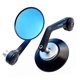 thumbnail image 3 of For BENELLI Leoncino 500 250 800 502c 752s TRAIL 302S 150S Motorcycle Mirror Blue Glass Handle Bar End Rearview Side Mirrors, 3 of 5