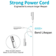 thumbnail image 5 of Cargador Compatible MagSafe 60w L-Tip A1278 A1181 A1344, 5 of 6